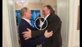 Video: Gerard Depardieu recibe pasaporte ruso de manos de Putin