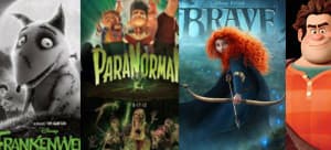 Nominadas al Oscar como mejor película animada