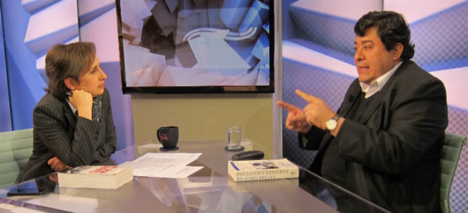 EU todavía reserva información del caso JFK: Arriola en Aristegui-CNN