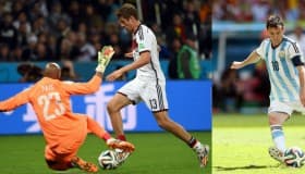 Müller y Messi buscan la corona del goleo, pero tienen que superar a James Rodríguez