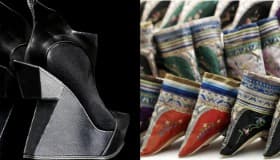 Exposición con más de 200 pares de zapatos, en Londres