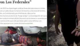 Los reportajes que revelaron la masacre en Apatzingán