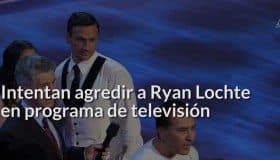 Arrestan a hombres que se manifestaron contra Ryan Lochte en programa de TV (Video)