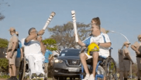 Recorre antorcha paralímpica las calles de Brasilia, rumbo a Río