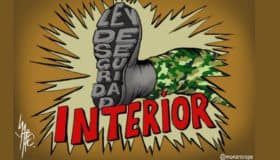 Ley de seguridad: descripción gráfica (Cartón de @monerorape)