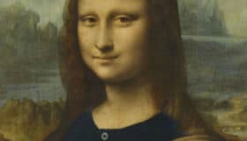Hasta la Mona Lisa felicitó a Les Blues (Foto)
