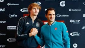 Impresiona a Roger Federer jugar ante tanta gente | Video