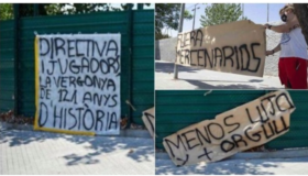 Así recibieron al Barcelona en la Ciudad Deportiva Joan Gamper | Video