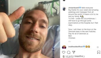 Euro 2020: Apoyará Eriksen a sus compañeros desde el hospital | Video