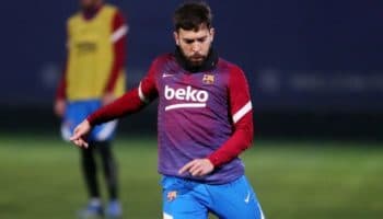 Jordi Alba, otra baja del Barcelona por Covid-19 | Tuit
