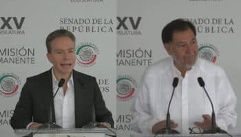 Noroña y Velasco piden licencia para buscar candidatura