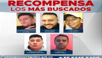 Fiscalía CDMX ofrece recompensas de hasta 5 mdp por delincuentes más buscados