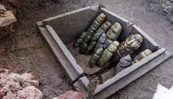 El Proyecto Templo Mayor descubre ofrenda de consagración de la época de Moctezuma Ilhuicamina