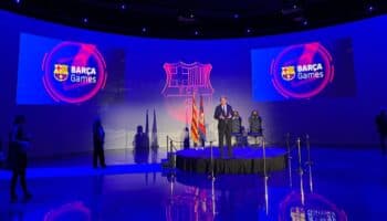 Barcelona presenta su plataforma de videojuegos 'Barça Games'