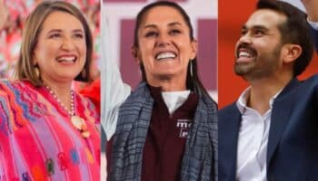 Elecciones 2024 | Máynez arremete contra Cienfuegos; Gálvez cierra gira en EU; Sheinbaum se reúne con directivos del Bank of America