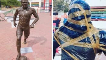 Retiran estatua de Dani Alves en su natal Juazeiro, Bahía