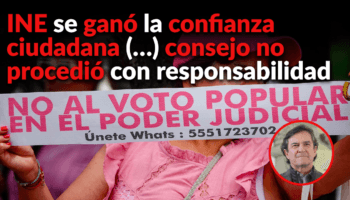 INE no cumplió con su responsabilidad histórica: Edmundo Jacobo Molina