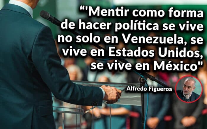 'La democracia en Venezuela es una caricatura': Alfredo Figueroa