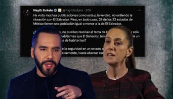 Sheinbaum pide a Bukele respeto tras sus críticas a la inseguridad de México