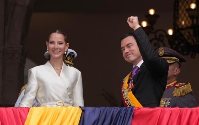 Noboa inaugura nuevo mandato en Ecuador con más 'guerra' al crimen, comercio e inversiones
