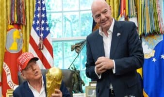 Infantino agradece a Trump su ayuda para organizar el Mundial 2026