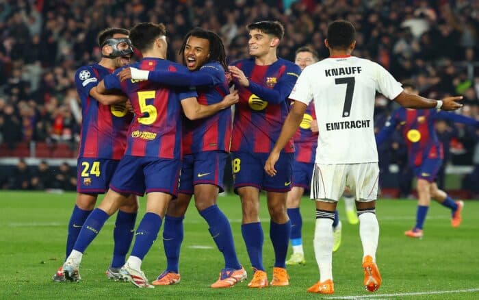 Champions League: Salva Jules Koundé al Barsa en el Camp Nou | Resultados