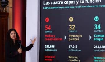 Luisa Alcalde acusa con listas presunta red digital contra la 4T y el gobierno