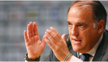 "La delicada situación financiera del Barsa no es culpa de Messi": Javier Tebas | Tuit