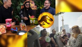 'Dinoquesadillas', 'licuachelas' y Turibús: Así promocionó el elenco de Jurassic World Dominio en CDMX | Fotos