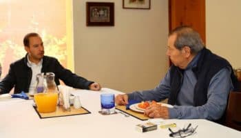 Muñoz Ledo y Marko Cortés discuten ‘la compleja situación del país’