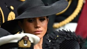 Meghan es fotografiada llorando en el funeral de la reina Isabel II