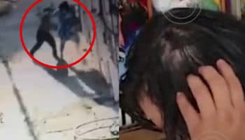 Hombre ataca a una mujer con una piedra en Tabasco | Video