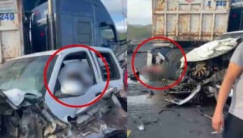 Michoacán. Choque entre tráiler y camioneta deja 2 muertos en autopista Siglo XXI | Video