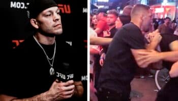 Luchador de MMA Nate Diaz deja inconsciente a hombre en pelea callejera | Video