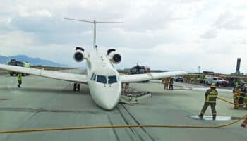 Avión de FGR fue desviado al AIFA para no suspender operaciones en el AICM