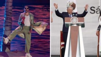 Bad Bunny y Grupo Frontera dan permiso a AMLO para poner Un x100to en mañanera