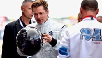 Brad Pitt, la sorpresa en Silverstone para el Gran Premio de Gran Bretaña