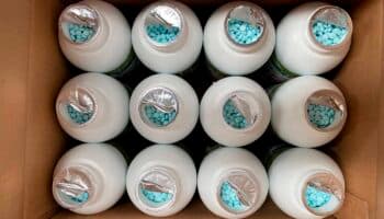 Sinaloa: GN asegura más de 600 mil pastillas de fentanilo en botes de proteína