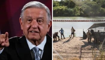 Texas está invadiendo México con boyas contra migrantes: AMLO