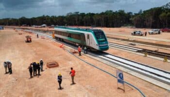 Primer tramo del Tren Maya está listo para pruebas dinámicas