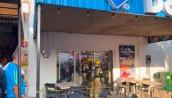 Videos y fotos | Arrojan artefacto explosivo en Domino's Pizza de Juchitán, Oaxaca