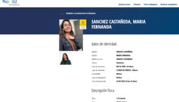 Emite Interpol Alemania ficha amarilla para buscar a Fernanda