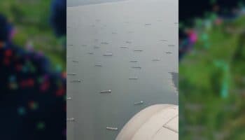Video | Canal de Panamá sufre sequía y provoca fila de más de 130 navíos