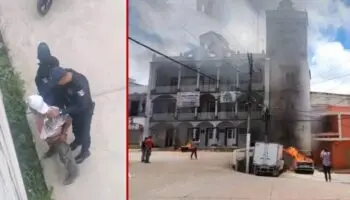 Videos | Muere hombre que fue golpeado por policías; incendian la casa del alcalde