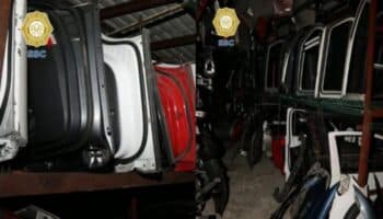 Aseguran 61 toneladas de autopartes en Iztapalapa