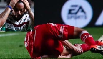 Marcelo provoca terrible lesión en la Copa Libertadores