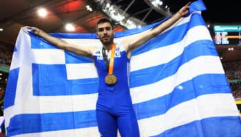 Budapest 2023: Pega Miltiadis Tentoglou un gran salto a la medalla de oro | Video