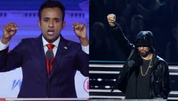 Político rapeó como Eminem y recibió advertencia del artista