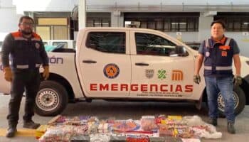 Metro: decomisan 98 kilos de pirotecnia en sus instalaciones