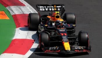 F1: 'Checo' Pérez finaliza tercero en la P3 del Gran Premio de México
